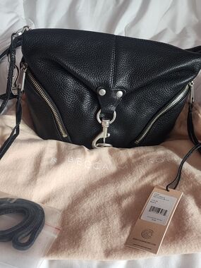 Rebecca Minkoff Julian Crossbody Black Leather Bag